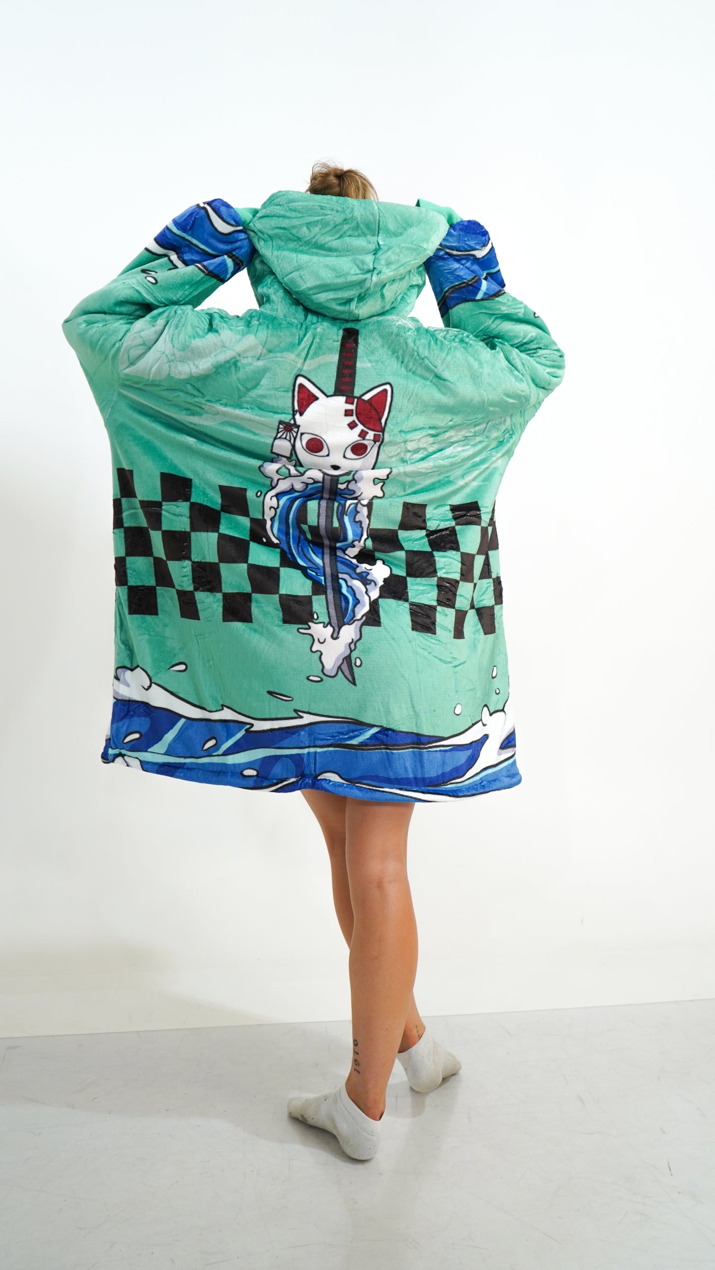 Checkered Blanket Hoodie