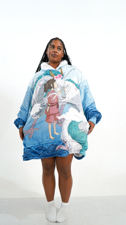 Haku x Chihiro Blanket Hoodie